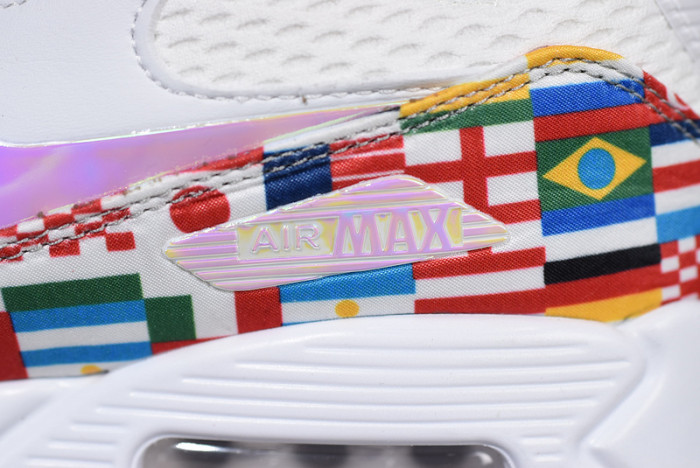 nike air max 90 nic qs "international flag pack" a05119 100