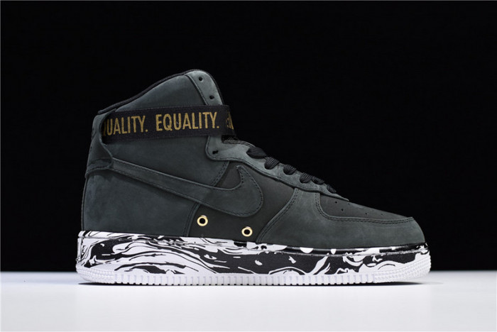 nike air force 1 hi bhm qs "bhm" 920787 - 001