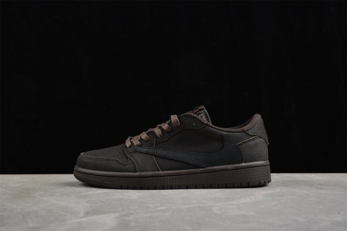Travis Scott x Air Jordan 1 Low " Velvet Brown "-DM7866-202