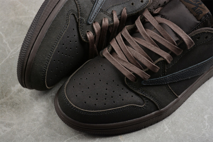 Travis Scott x Air Jordan 1 Low " Velvet Brown "-DM7866-202