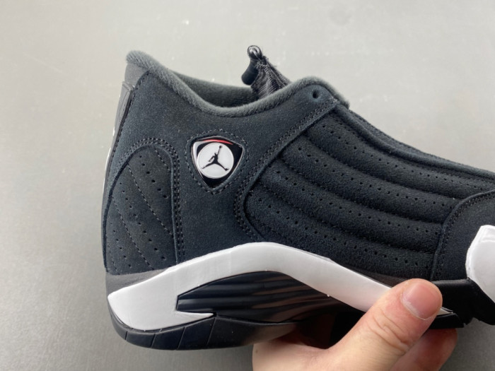 Jordan 14 Retro Black White-487471-016