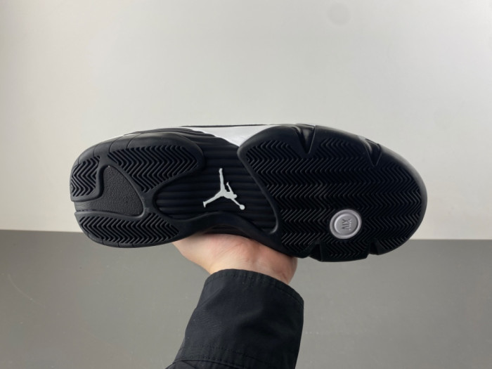 Jordan 14 Retro Black White-487471-016