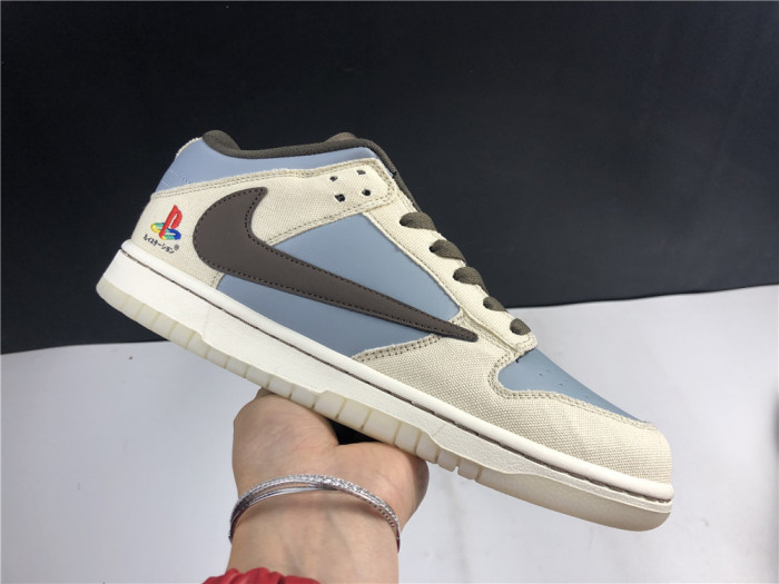 travis scott ps x dunk low-cu1726-800