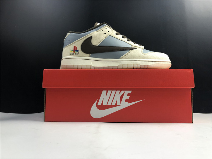 travis scott ps x dunk low-cu1726-800