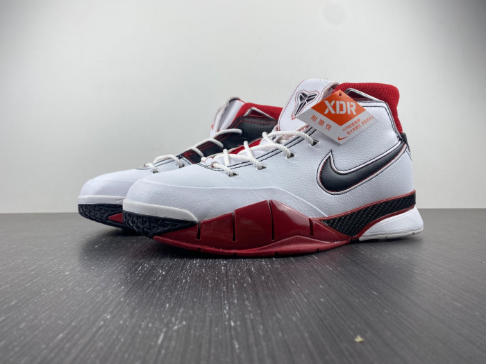 nike kobe 1 protro white black red (all star)-aq2728-102