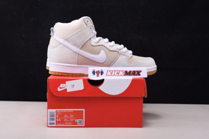 nike sb dunk high unbleached da9626-100