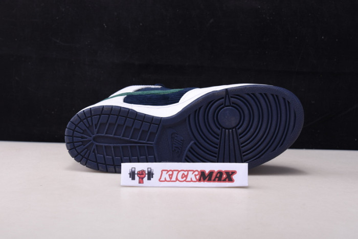 nike sb dunk high white/midnight navy-green-volt dh0953 400