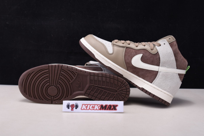 nike dunk high “light chocolate”dh5348-100