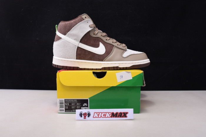 nike dunk high “light chocolate”dh5348-100