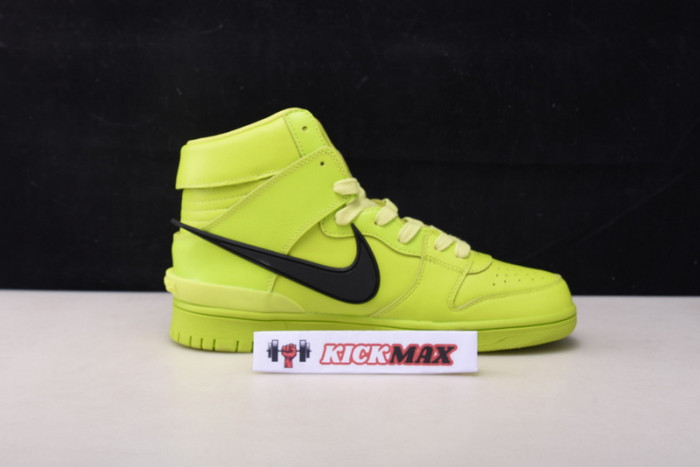 nike dunk high ambush flash lime cu7544-300
