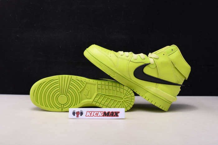 nike dunk high ambush flash lime cu7544-300