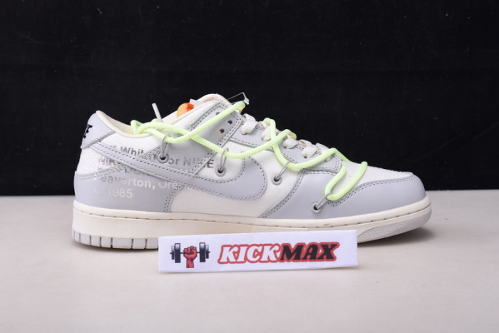 o-w x dunk low “43 of 50” dm1602-128