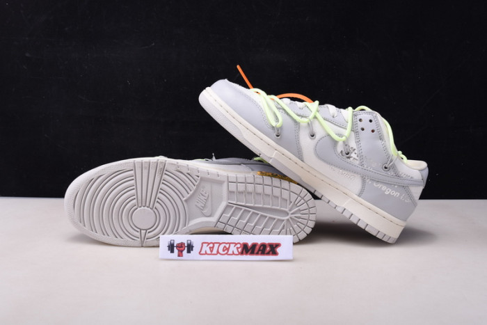 o-w x dunk low “43 of 50” dm1602-128