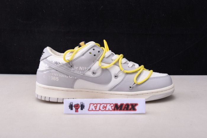 o-w x dunk low “27 of 50” dm1602-120