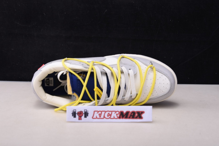 o-w x dunk low “27 of 50” dm1602-120