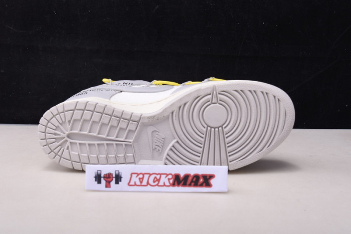 o-w x dunk low “27 of 50” dm1602-120