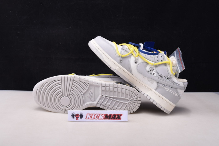 o-w x dunk low “27 of 50” dm1602-120