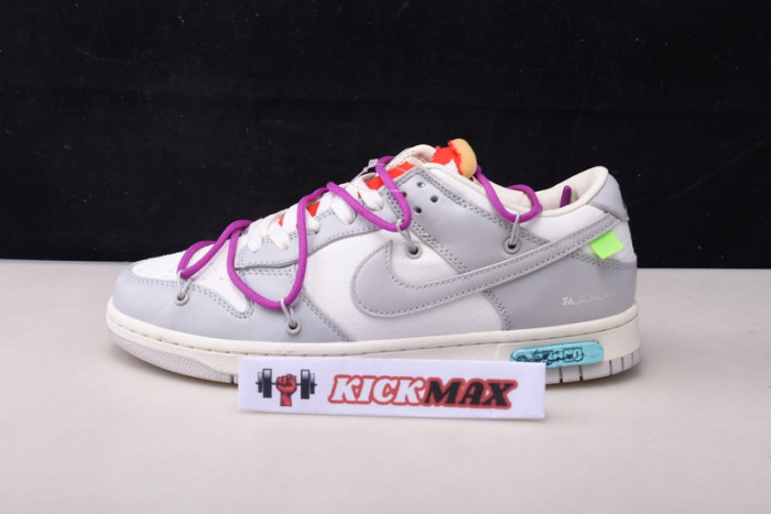 o-w x dunk low “45 of 50” dm1602-101