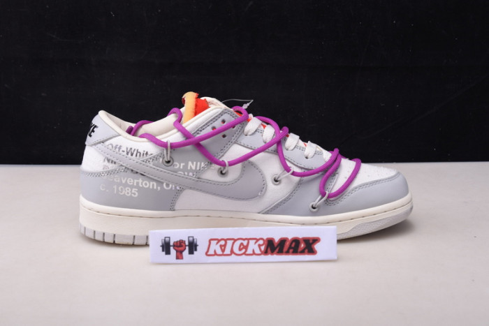 o-w x dunk low “45 of 50” dm1602-101