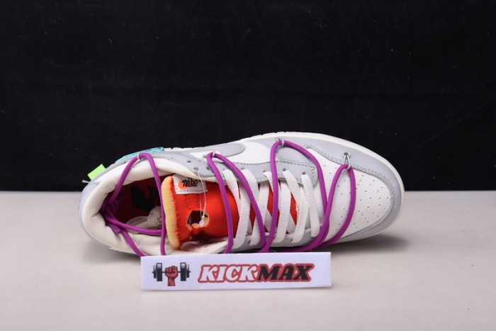 o-w x dunk low “45 of 50” dm1602-101