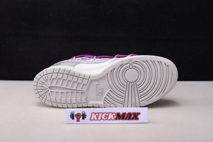 o-w x dunk low “45 of 50” dm1602-101