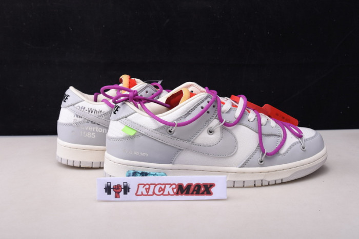 o-w x dunk low “45 of 50” dm1602-101
