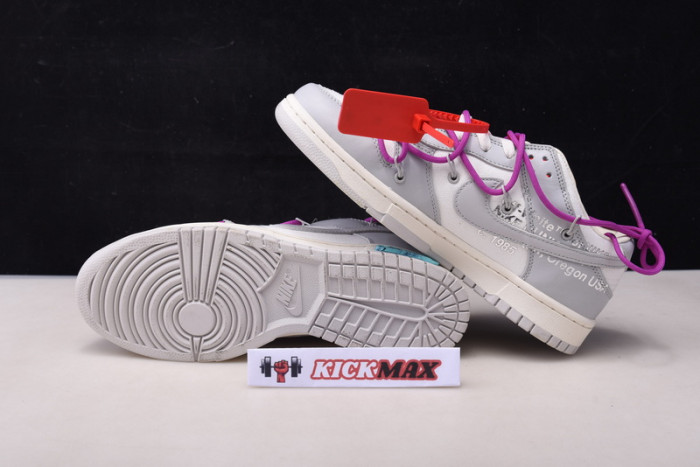 o-w x dunk low “45 of 50” dm1602-101