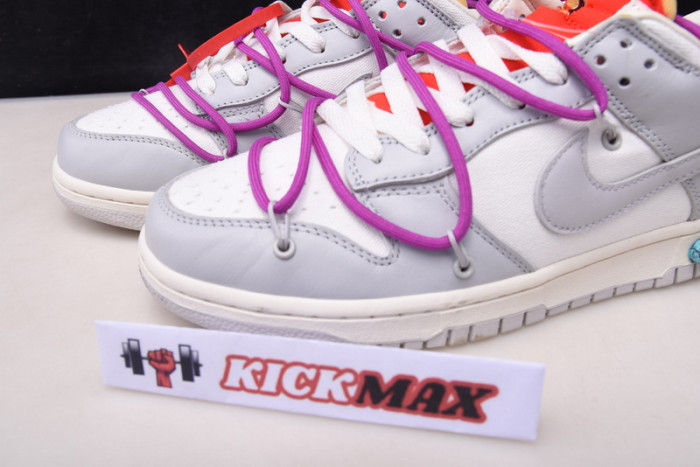 o-w x dunk low “45 of 50” dm1602-101