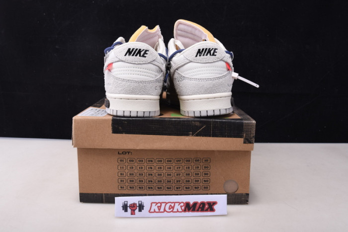o-w x dunk low “18 of 50” dj0950-112