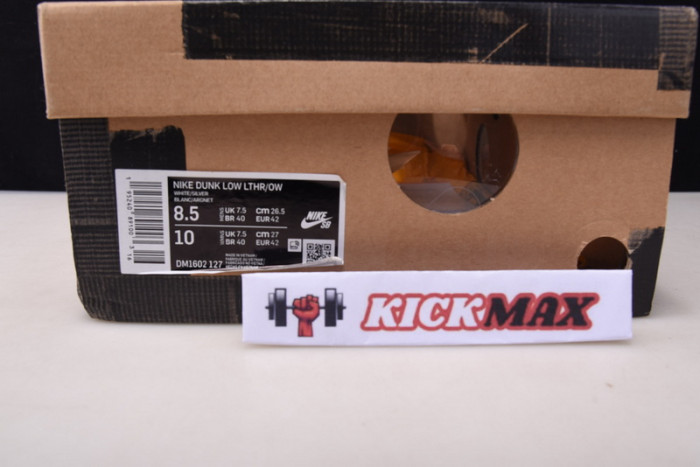 o-w x dunk low “01 of 50” dm1602-127