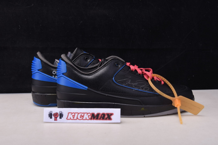 air jordan 2 retro low sp o-w black blue dj4375-004