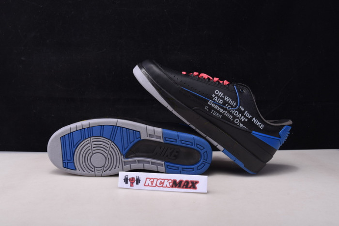 air jordan 2 retro low sp o-w black blue dj4375-004