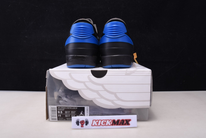 air jordan 2 retro low sp o-w black blue dj4375-004