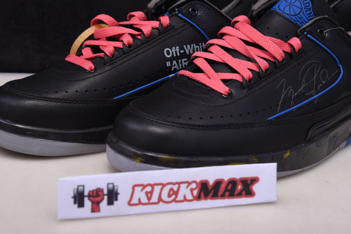 air jordan 2 retro low sp o-w black blue dj4375-004