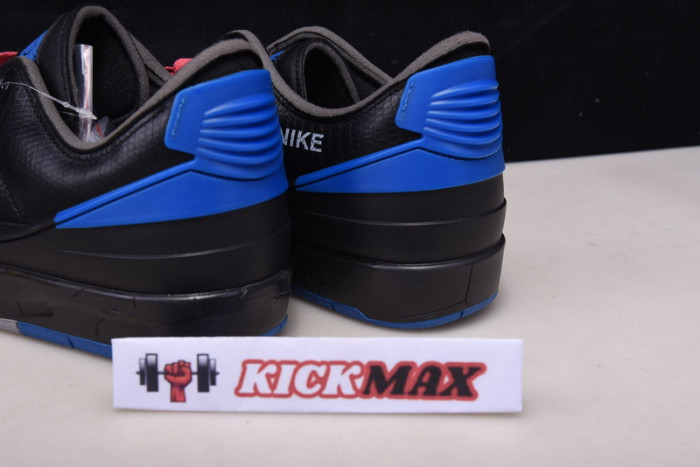 air jordan 2 retro low sp o-w black blue dj4375-004