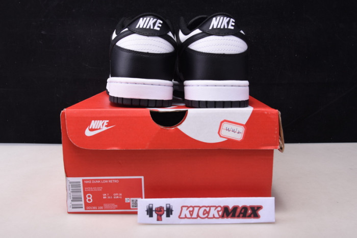 nike dunk low sp black white dd1391-100