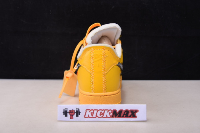 nike air force 1 low o-w university gold metallic silver dd1876-700