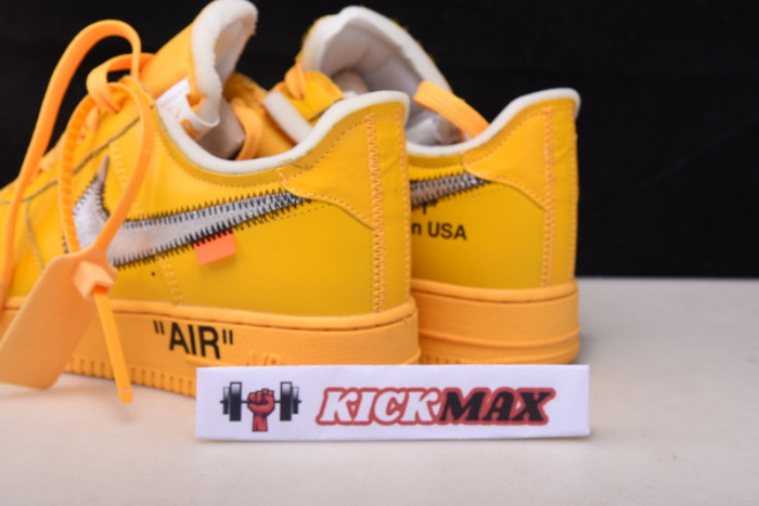 nike air force 1 low o-w university gold metallic silver dd1876-700