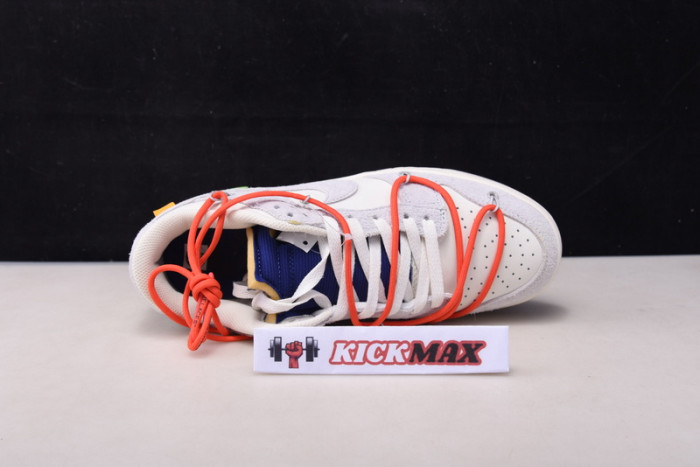 o-w x dunk low “13 of 50” dj0950-110