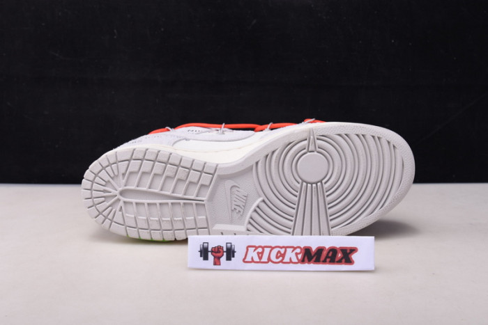 o-w x dunk low “13 of 50” dj0950-110