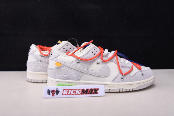 o-w x dunk low “13 of 50” dj0950-110