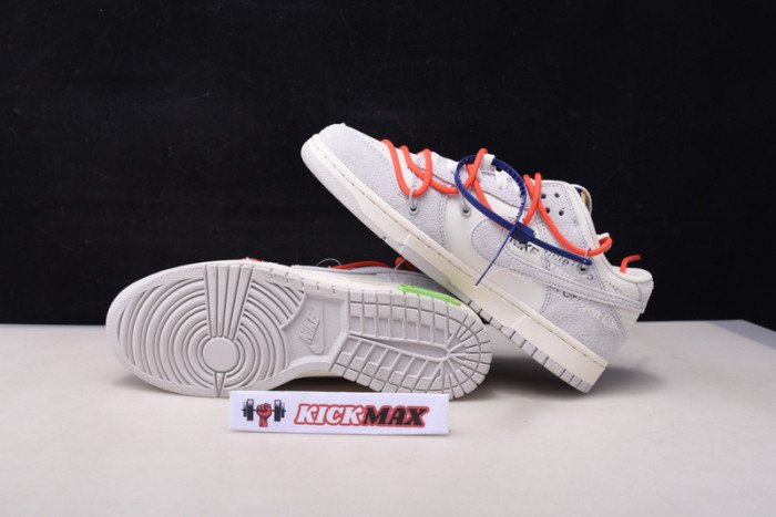 o-w x dunk low “13 of 50” dj0950-110