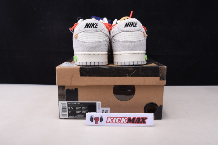 o-w x dunk low “13 of 50” dj0950-110