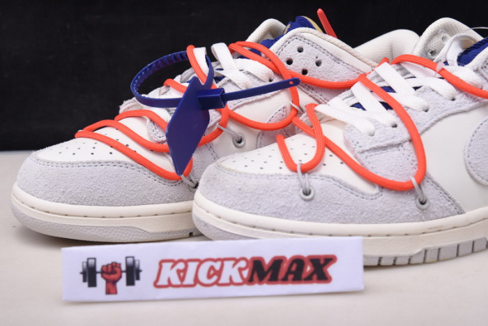 o-w x dunk low “13 of 50” dj0950-110