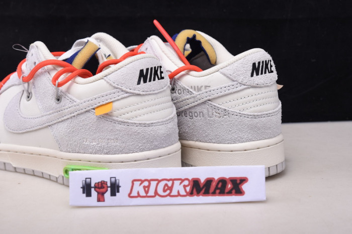 o-w x dunk low “13 of 50” dj0950-110