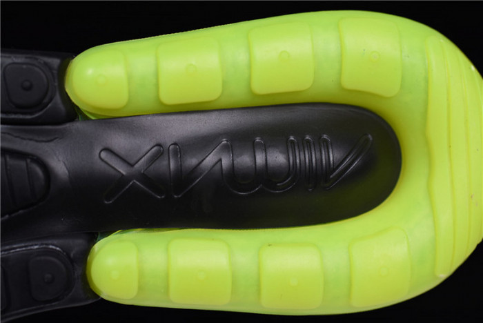 nike air max 270 black volt green neon ah8050-011