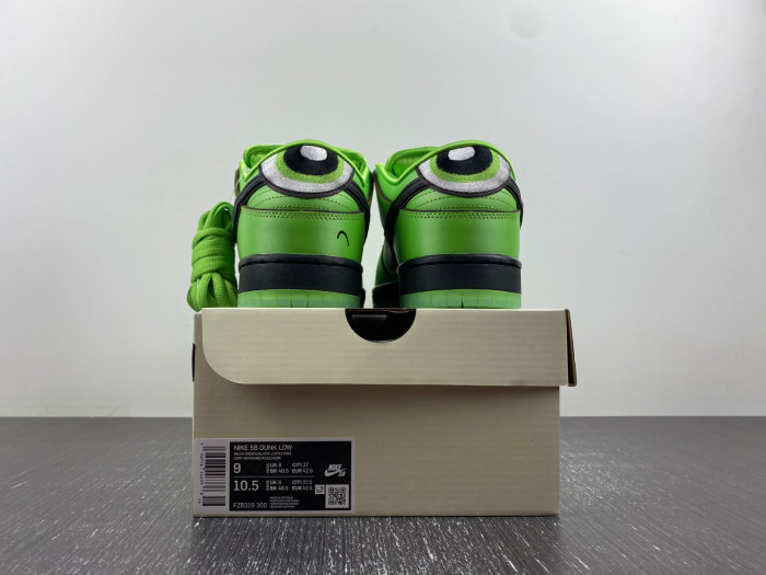 nike sb dunk low the powerpuff girls buttercup-c fz8319-300