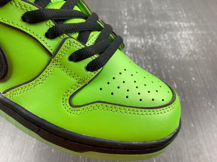 nike sb dunk low the powerpuff girls buttercup-c fz8319-300