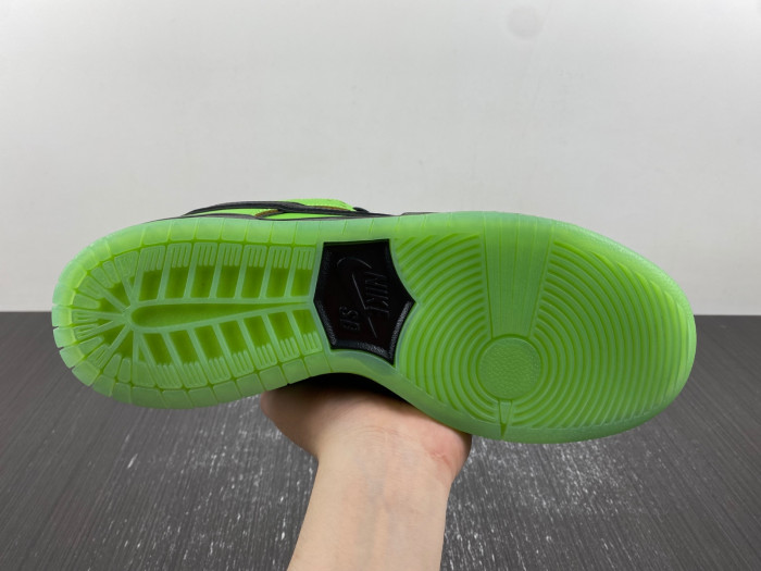 nike sb dunk low the powerpuff girls buttercup-c fz8319-300