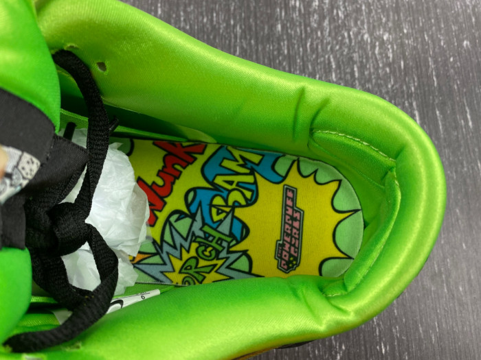 nike sb dunk low the powerpuff girls buttercup-c fz8319-300